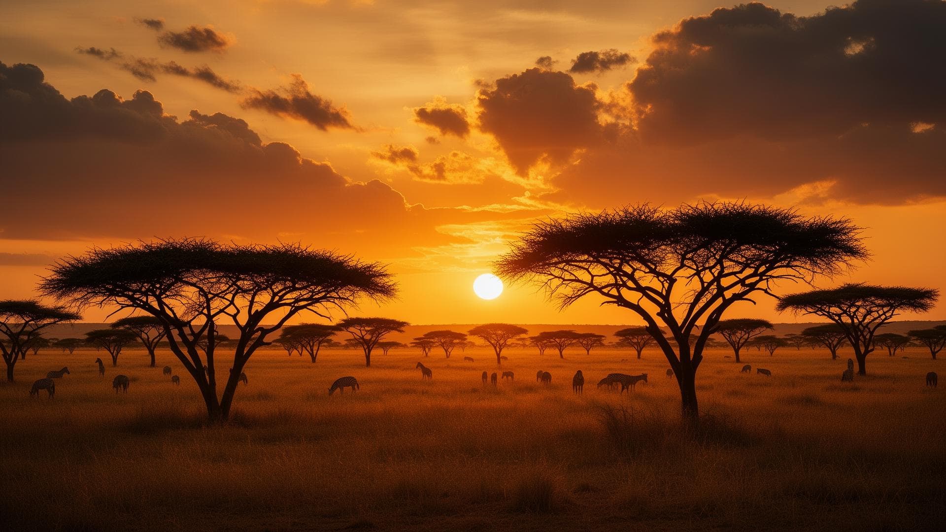 Travelers enjoying a safari landscape in Uganda